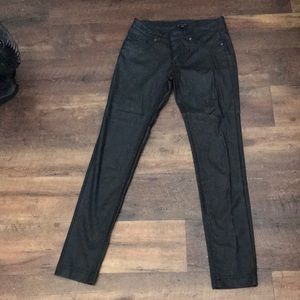 Black Coated Skinny Jeans